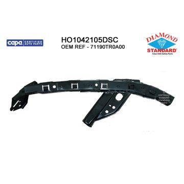 Bumper Cover Support Front Left Upper CAPA for Honda Civic Hybrid-L Hybrid 2012-2015