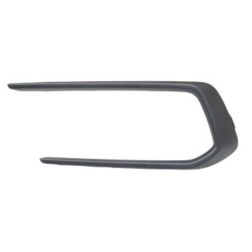 Bumper Cover Molding Front Left Side Garnish Matte Black for Honda Passport 2019-2021