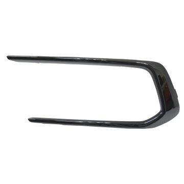 Bumper Cover Molding Front Left Side Garnish Gloss Black for Honda Passport 2019-2021