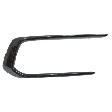 Bumper Cover Molding Front Right Side Garnish Gloss Black for Honda Passport 2019-2021