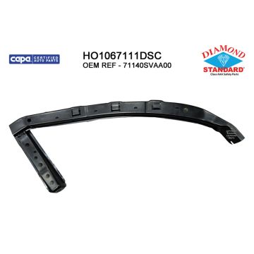 Bumper Bracket Front Right Upper Cover Bracket CAPA for Honda Civic Coupe 2006-2011