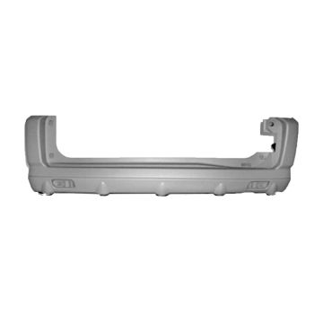 Bumper Cover Rear Matte-Gray/Black Grained Finish USA Market CAPA for Honda CR-V 2002-2004