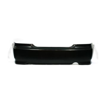Bumper Cover Rear Primed CAPA for Honda Civic Coupe LX EX DX Value Package Si HX GX SiR LX Special Edition EX Special Edition Reverb 2004-2005