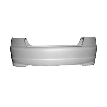 Bumper Cover Rear Primed USA/Japan Built CAPA for Honda Civic LX EX GX DX Value Package Si Hybrid HX SiR LX Special Edition EX Special Edition Reverb 2004-2005