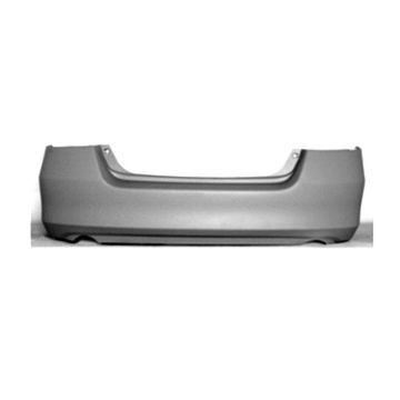 Bumper Cover Rear Single/Dual Exhaust w/Cover Plate Option Primed for Honda Accord Hybrid LX EX Value Package LX Special Edition Special Edition EX-L LX SE 2006-2007