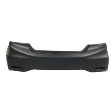 Bumper Cover Rear Primed CAPA for Honda Civic Hybrid-L Hybrid Touring LX EX DX HF EX-L Natural Gas SE 2013-2015