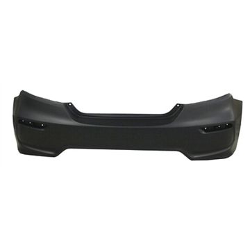 Bumper Cover Rear Primed CAPA for Honda Civic Coupe LX EX Si EX-L Touring DX HF Natural Gas SE 2014-2015