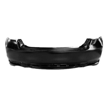 Bumper Cover Rear Dual Exhaust w/o Park Assist Primed for Honda Accord Sedan EX-L 2016-2017