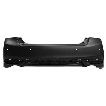 Bumper Cover Rear Dual Exhaust w/Park Assist Primed CAPA for Honda Accord Sedan Touring 2016-2017