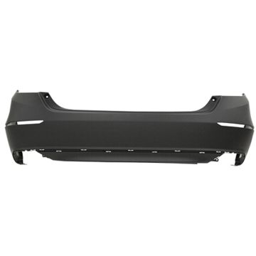 Bumper Cover Rear w/o Park Assist Primed CAPA for Honda Accord Hybrid EX-L Hybrid EX EX EX-L 2018-2022