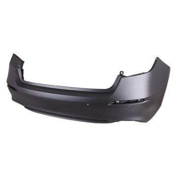 Bumper Cover Rear w/Parking Sensors Primed for Honda Civic Sedan Touring 2022-2024