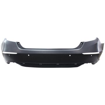 Bumper Cover Rear w/Parking Sensors Primed CAPA for Honda Accord EX-L Hybrid EX-L Hybrid Touring Touring 2021-2022