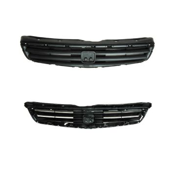 Grille Assembly w/o Molding for Honda Civic Sedan LX EX-R EX DX Value Package 1999-2000