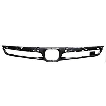 Grille Assembly Nighthawk Black for Honda Civic Sedan 2007-2008