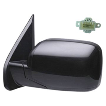Door Mirror Assembly Left Power Heated w/o Turn Signal Lamps for Honda Pilot 2009-2011