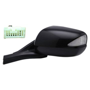 Door Mirror Assembly Left Power Heated Folding w/Signal Lamp for Honda Insight EX 2010-2014