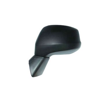 Door Mirror Assembly Left Power Heated w/o Side View Camera w/Covers Black for Honda Civic 2012-2013