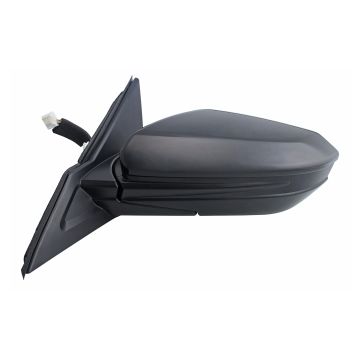 Door Mirror Assembly Left Power Heated w/o Signal Lamp Flat Glass w/Cover for Honda Civic 2017-2021