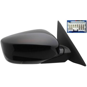 Door Mirror Assembly Right Power Heated w/Memory w/Cover for Honda Accord Crosstour Crosstour