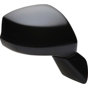 Door Mirror Assembly Right Manual w/Base w/Cover Black for Honda Civic Sedan Coupe 2012-2015