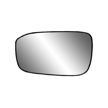 Door Mirror Glass Left Flat for Honda Accord Sedan 2003-2007