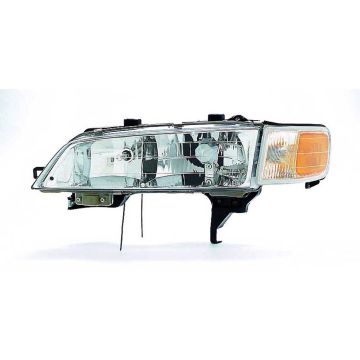 Headlight Assembly Composite Left Includes Park/Marker Lamp for Honda Accord 1994-1997