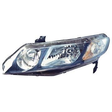Headlight Assembly Composite Left CAPA for Honda Civic Hybrid Hybrid-L 2006-2011