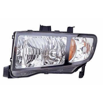 Headlight Assembly Composite Left Lens/Housing Only CAPA for Honda Ridgeline 2006-2008