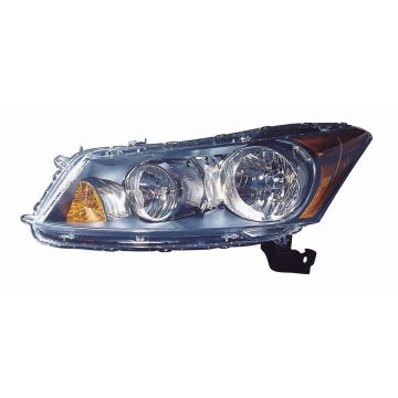 Headlight Assembly Composite Left CAPA for Honda Accord Sedan 2008-2012