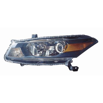 Headlight Assembly Composite Left CAPA for Honda Accord Coupe 2008-2010