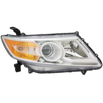 Headlight Assembly Composite Left Halogen for Honda Odyssey 2011-2013