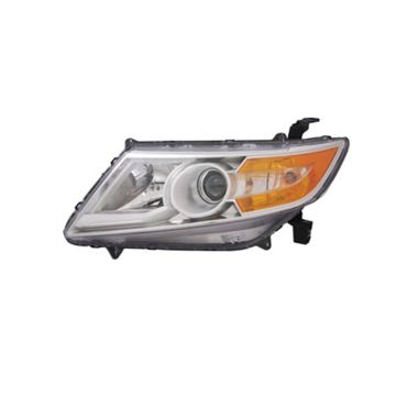 Headlight Assembly Composite Left HID CAPA for Honda Odyssey 2011-2013