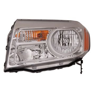 Headlight Assembly Composite Left CAPA for Honda Pilot 2012-2015