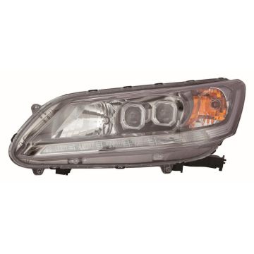 Headlight Assembly Composite Left LED CAPA for Honda Accord Sedan 2013-2015