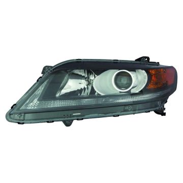 Headlight Assembly Composite Left Halogen for Honda Accord Coupe 2013-2015