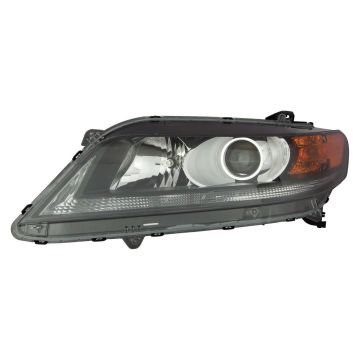Headlight Assembly Composite Left Halogen w/o LED for Honda Accord Coupe 2013-2015