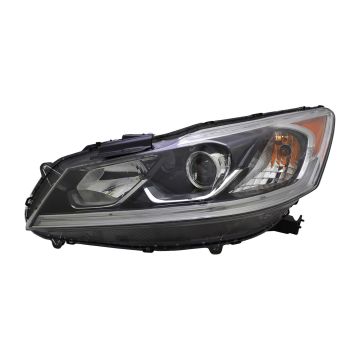 Headlight Assembly Composite Left Halogen w/DRL for Honda Accord Sedan Sport EX EX-L Sport Special Edition SE 2016-2017