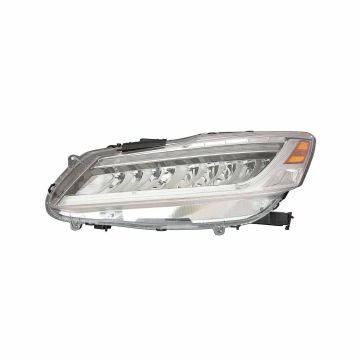 Headlight Assembly Composite Left LED CAPA for Honda Accord Sedan 2016-2017