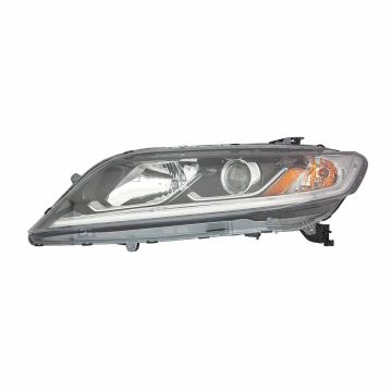 Headlight Assembly Composite Left Halogen CAPA for Honda Accord Coupe LX-S 2016-2017