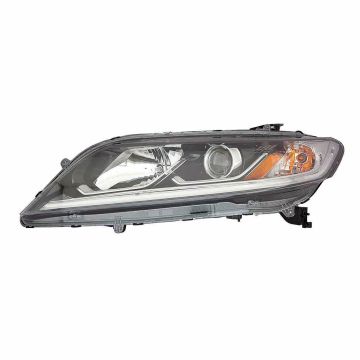 Headlight Assembly Composite Left Halogen CAPA for Honda Accord Coupe EX EX-L 2016-2017