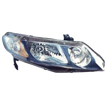 Headlight Assembly Composite Right CAPA for Honda Civic Hybrid Hybrid-L 2006-2011