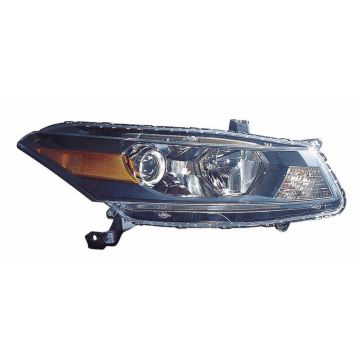 Headlight Assembly Composite Right CAPA for Honda Accord Coupe 2011-2012