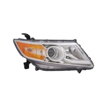 Headlight Assembly Composite Right HID CAPA for Honda Odyssey 2011-2013