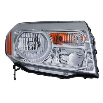 Headlight Assembly Composite Right CAPA for Honda Pilot 2012-2015