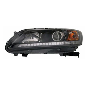 Headlight Assembly Composite Right Halogen for Honda Accord Sedan LX Sport EX EX-L 2013-2015