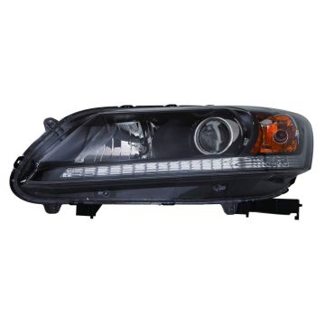 Headlight Assembly Composite Right Halogen for Honda Accord Sedan LX Sport EX EX-L 2013-2015