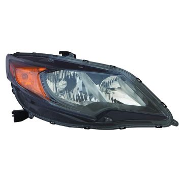 Headlight Assembly Composite Right CAPA for Honda Civic Coupe 2014-2015