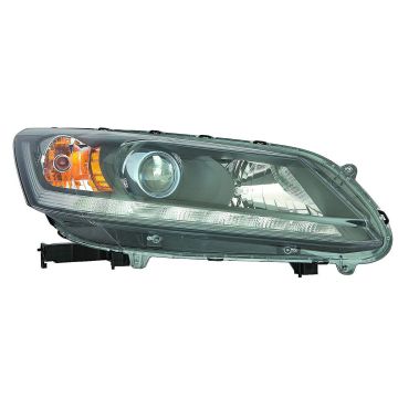 Headlight Assembly Composite Right Halogen CAPA for Honda Accord Hybrid EX-L Hybrid Touring Hybrid 2014-2015