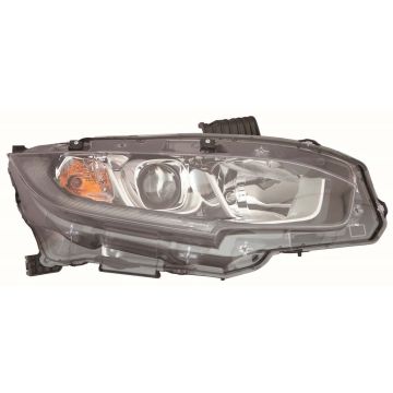 Headlight Assembly Composite Right Halogen CAPA for Honda Civic Sedan Coupe Hatchback 2016-2020