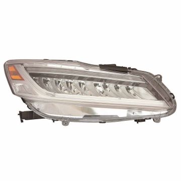 Headlight Assembly Composite Right LED for Honda Accord Sedan 2016-2017